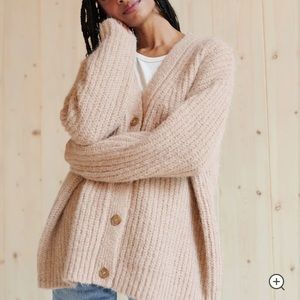 Jenni Kayne Taupe Cocoon Cardigan Sweater sz. S